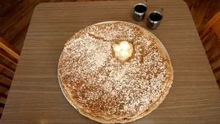 A giant pancake from Henhouse Cafe