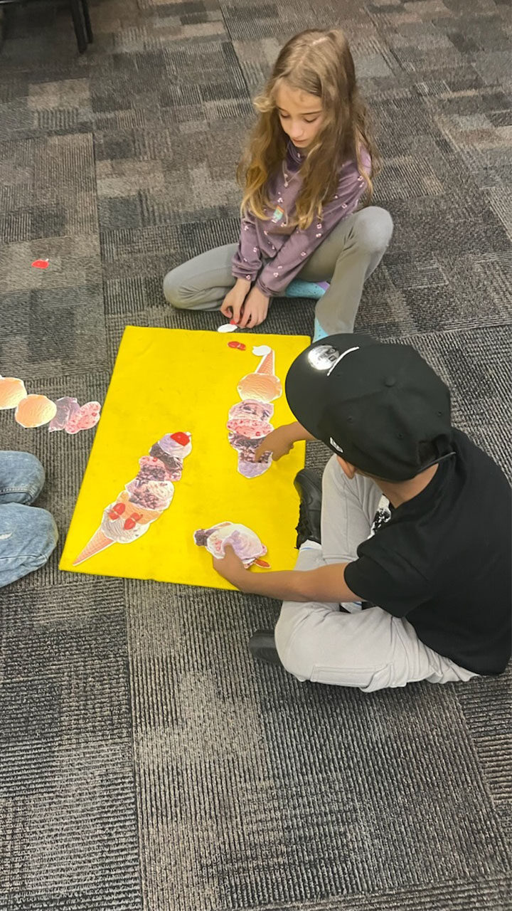 kids engaged in an activity