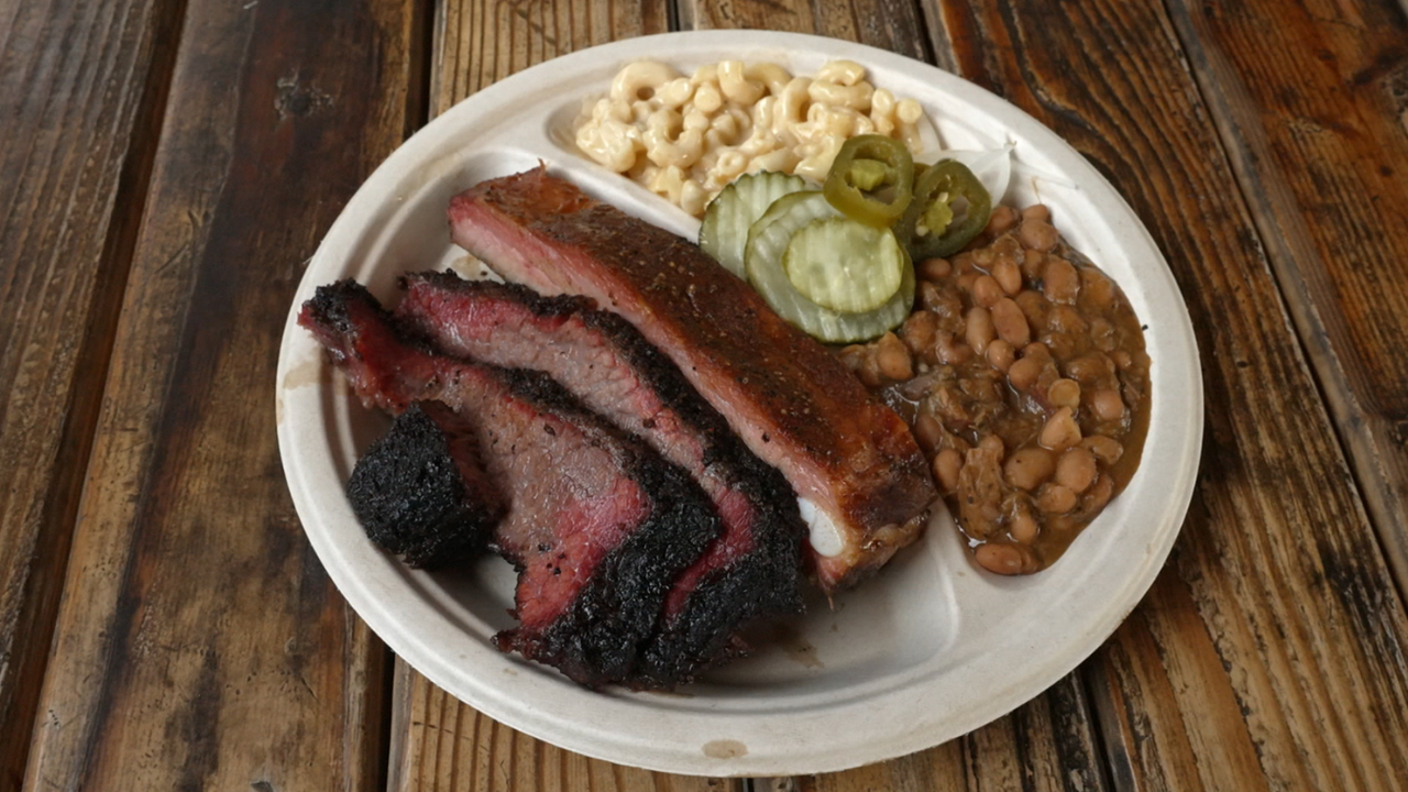 A dish from Little Miss BBQ, featured on Check Please! Arizona