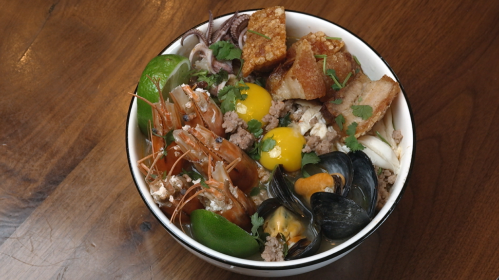A dish from Lom Wong featured on Check, Please! Arizona