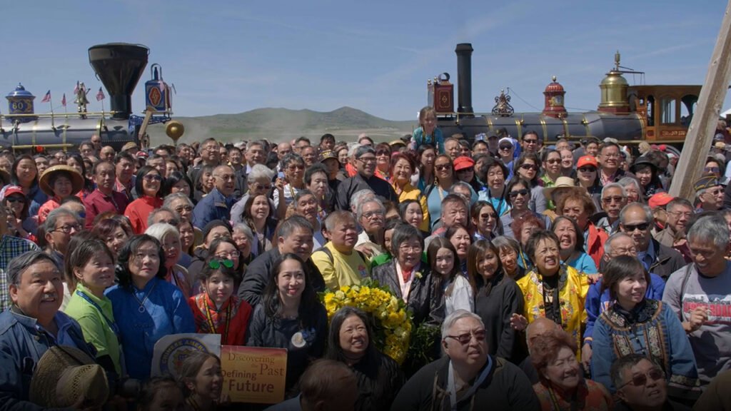 A group of Asian Americans gathered to honor history
