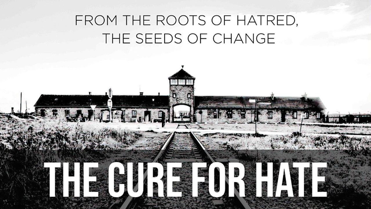 A black and white photo of Auschwitz