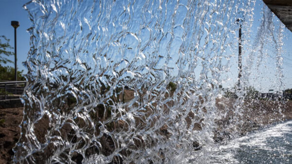 Arizona Falls in Phoenix is part of a Salt River Project hydroelectric plant. Photo by Charlie Leight/ASU News