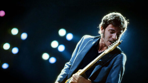 Bruce Springsteen performing