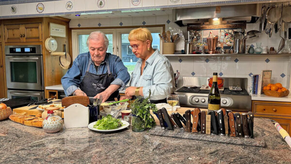 Lidia Bastianich and Jacques Pepin