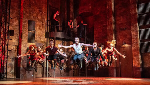 Performers on stage for 