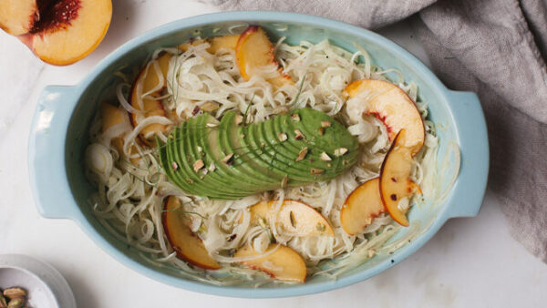 Fennel Salad with Peaches and Avocado