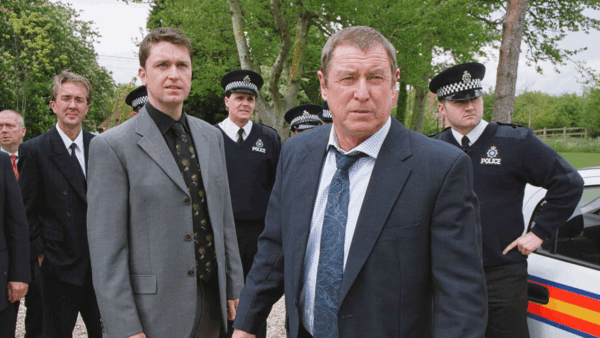 Barnaby with a group of police trying to solve a case