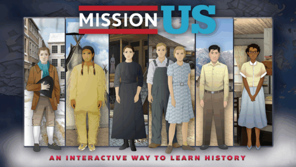 Mission US graphic of figures from history