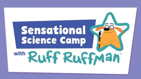 Graphic reading: Sensational Science Camp with Ruff Ruffman