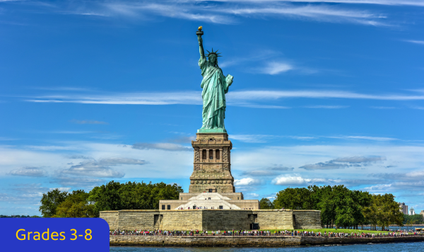 The statue of liberty