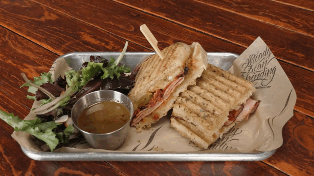 A sandwich from Fair Trade Cafe