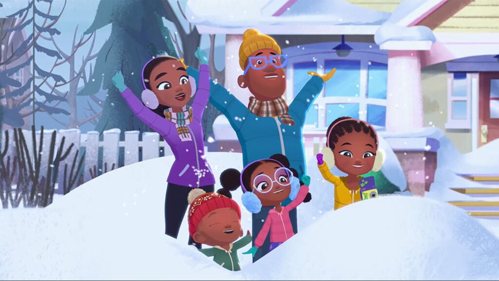 The family from the PBS Kids show 