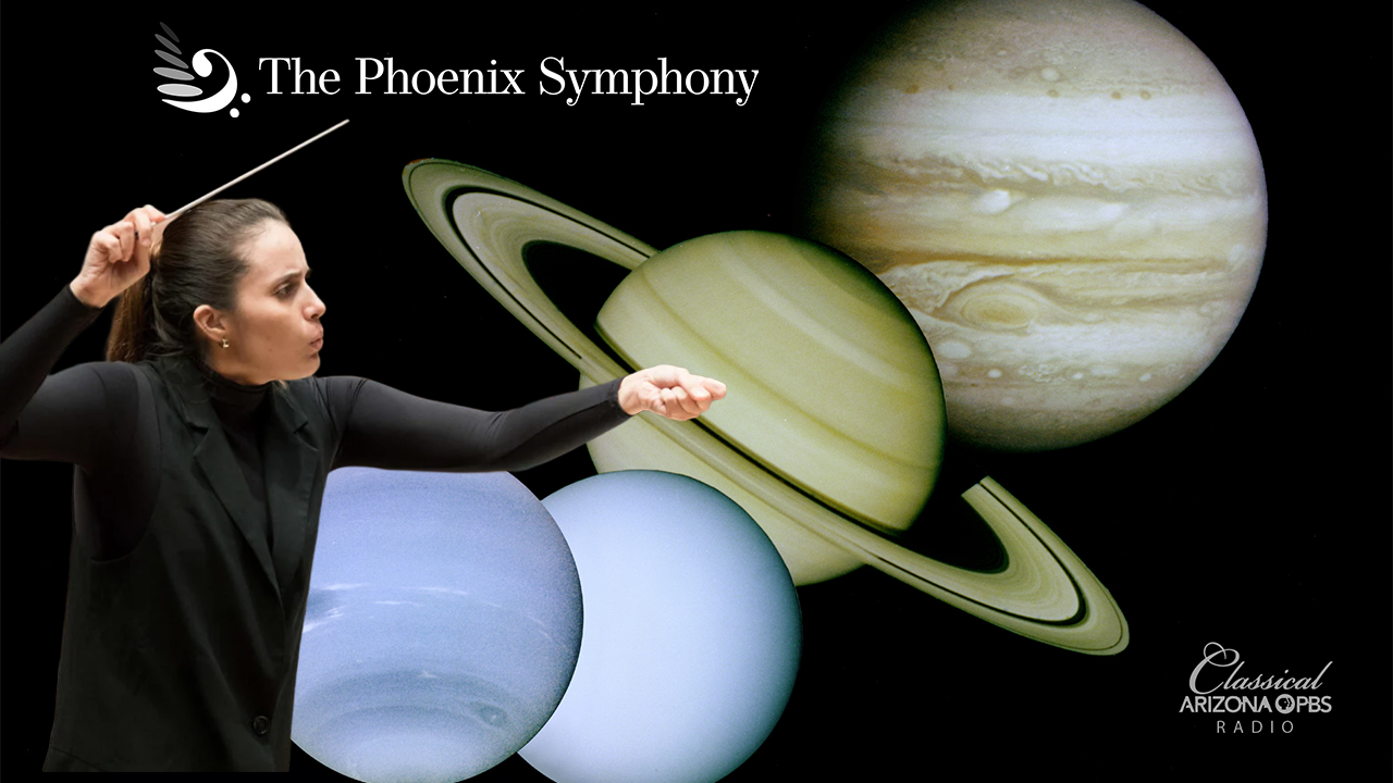 The phoenix symphony performing on stage at symphony hall