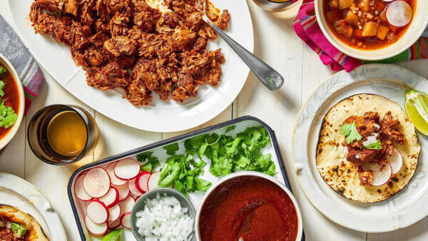 A table filled with delicious plates of food