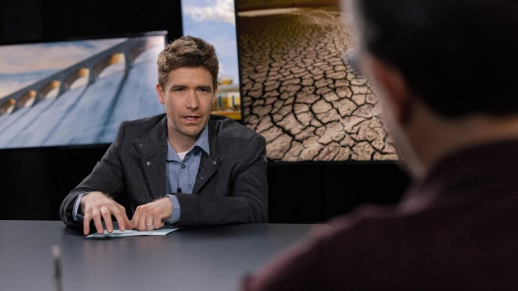 A guest speaking on "Energy Switch"