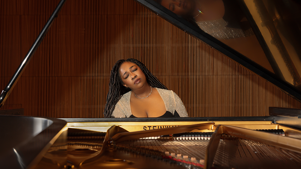 The phoenix symphony performing on stage at symphony hall