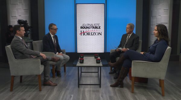 Camryn Sanchez, Dennis Welch and Wayne Schutsky