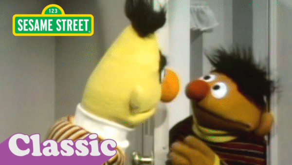 Bert and Ernie talking