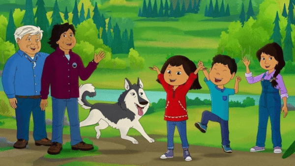 Molly of Denali with her family