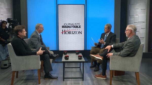 Dennis Hoffman, Mark Stapp and Jim Rounds sit with host Ted Simons