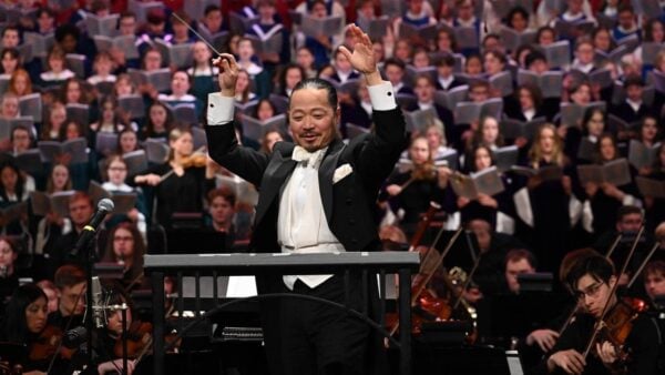 Man conducting an orchestra