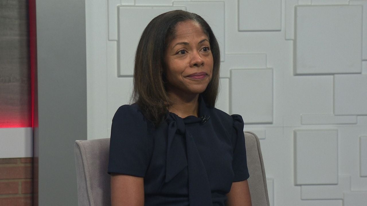 Ted Simons on the set of 