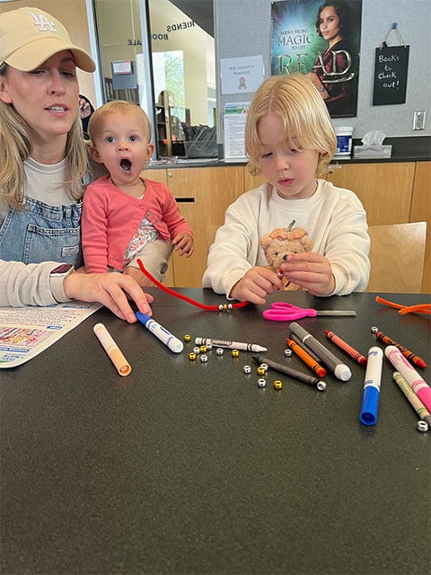 a kid engaged in an activity