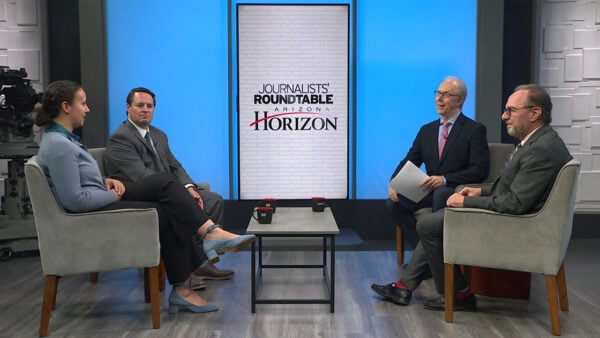 Jeremy Duda, Howie Fischer and Camryn Sanchez