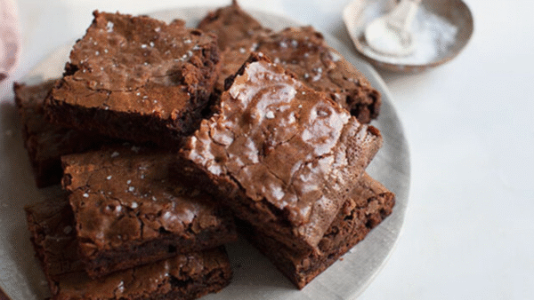 Peppermint fudge brownies