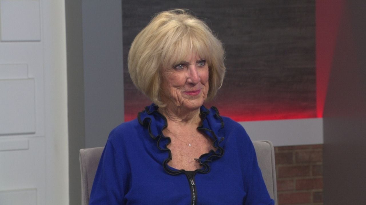 Ted Simons on the set of 