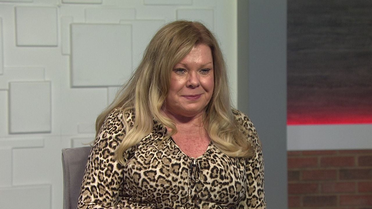 Ted Simons on the set of