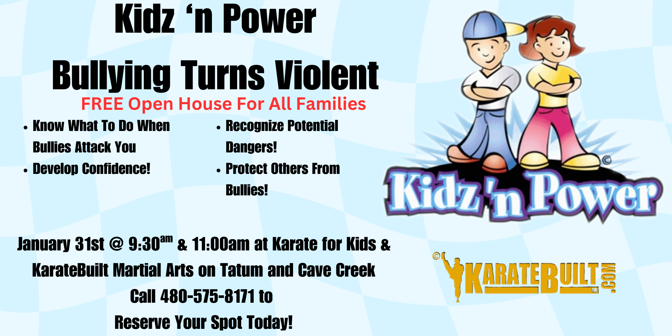 Kidz N Power Bullying Prevention graphic
