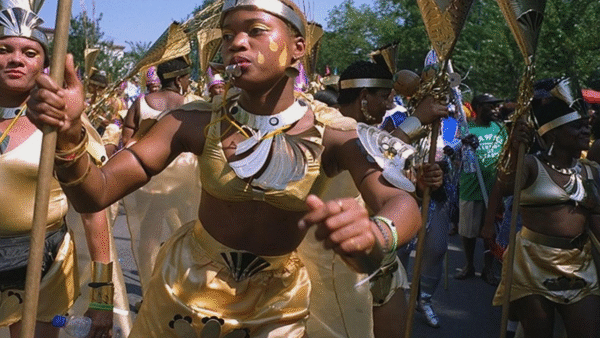 A group of women dancing