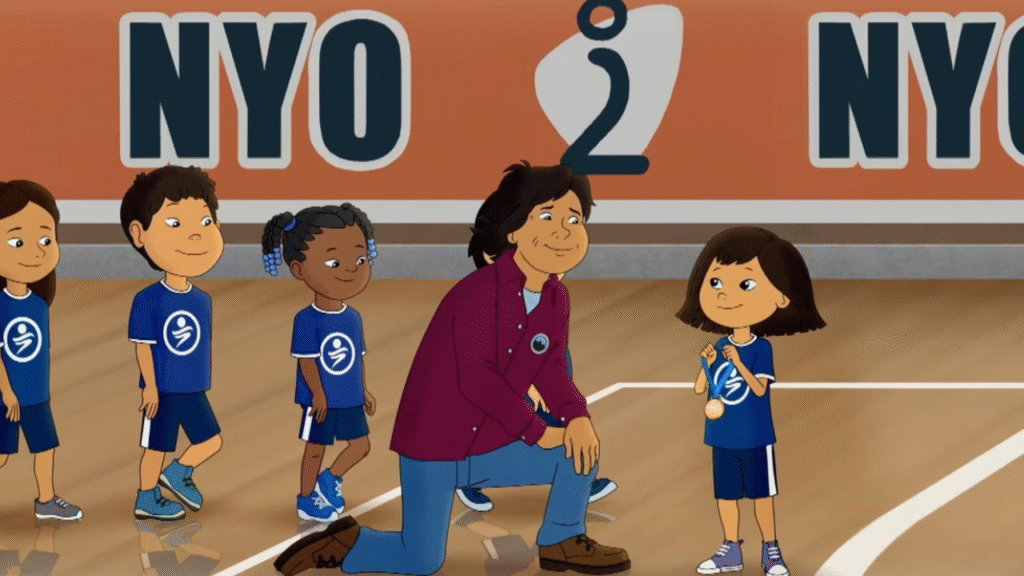 Molly of Denali playing sports