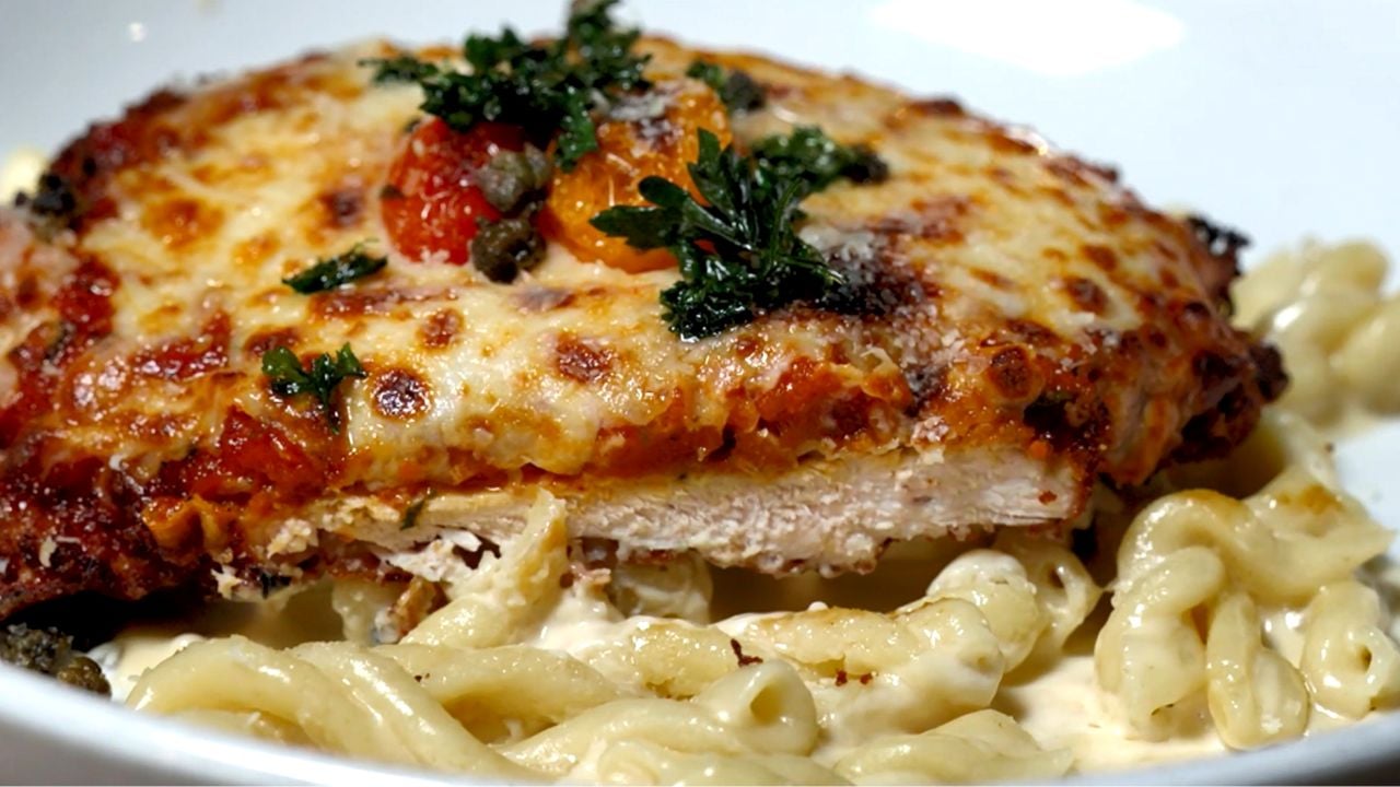 Chicken parmigiana from Campo Italian Bistro