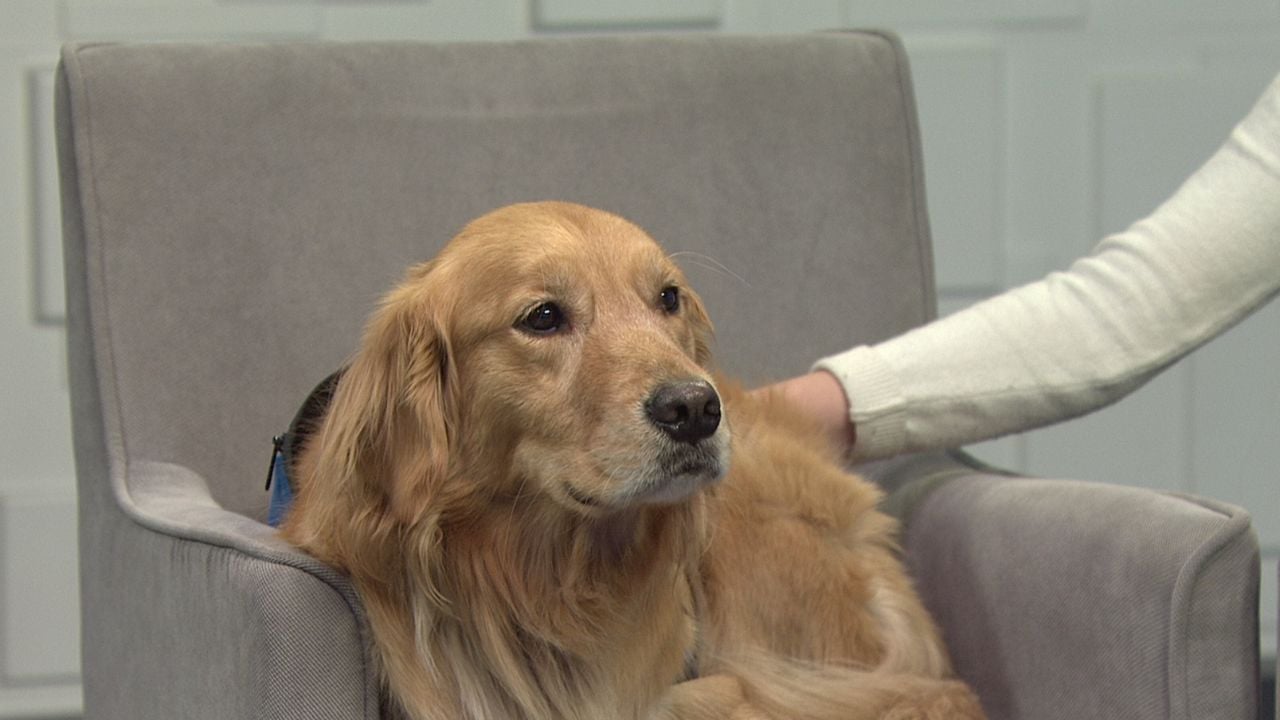 Ted Simons on the set of