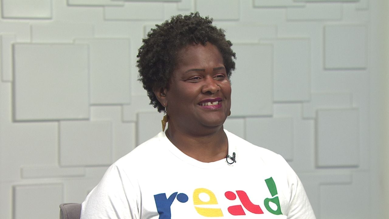 Ted Simons on the set of 