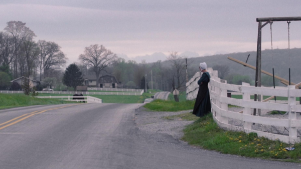 A woman from the amish community