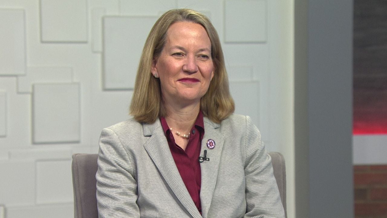 Ted Simons on the set of 