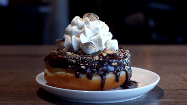 A smores donut