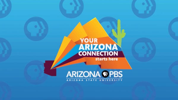 The Arizona PBS logo and text reading: Your Arizona Connection Starts Here