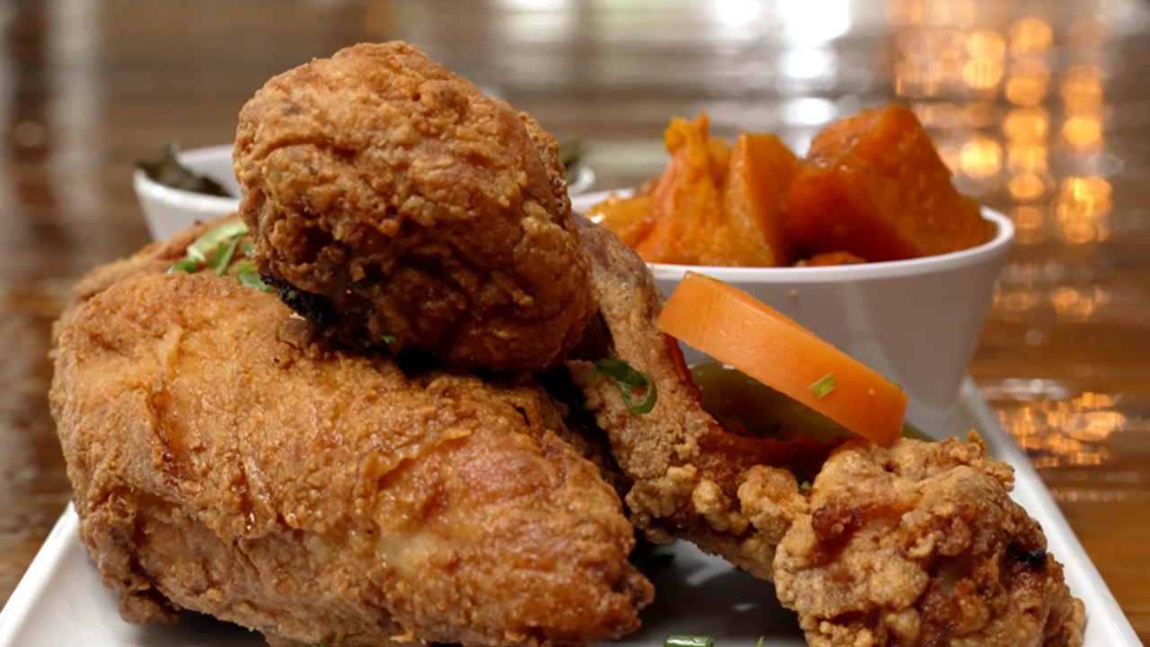 The fried chicken from CC's on Central