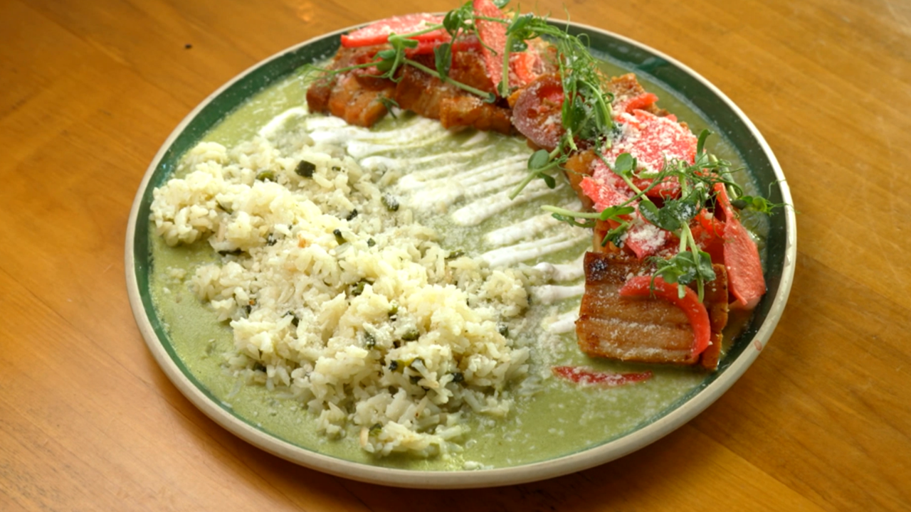 A dish from Cocina Chihwas