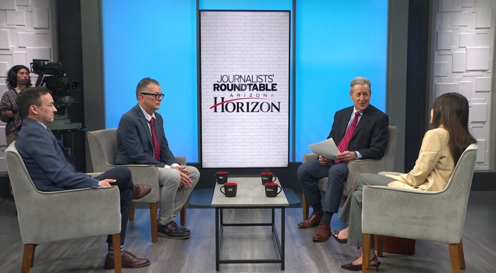 Dennis Welch, CBS-5 and 3-TV Helen Rummel, The Arizona Republic Wayne Schutsky, KJZZ Radio