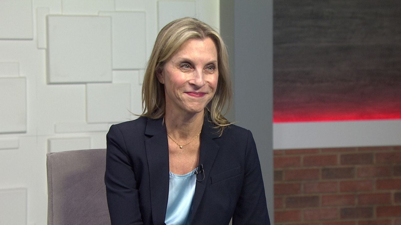 Ted Simons on the set of 