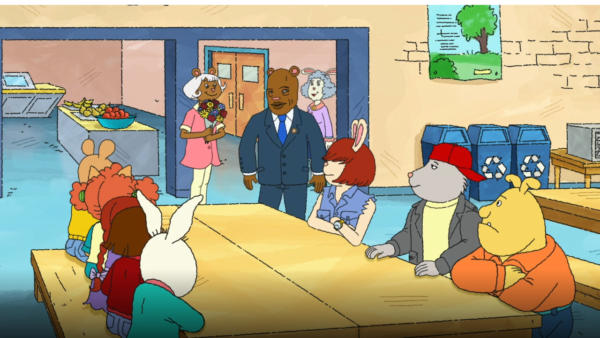 Arthur and a group of his friends