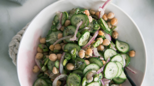 Asparagus Garbanzo Bean Salad