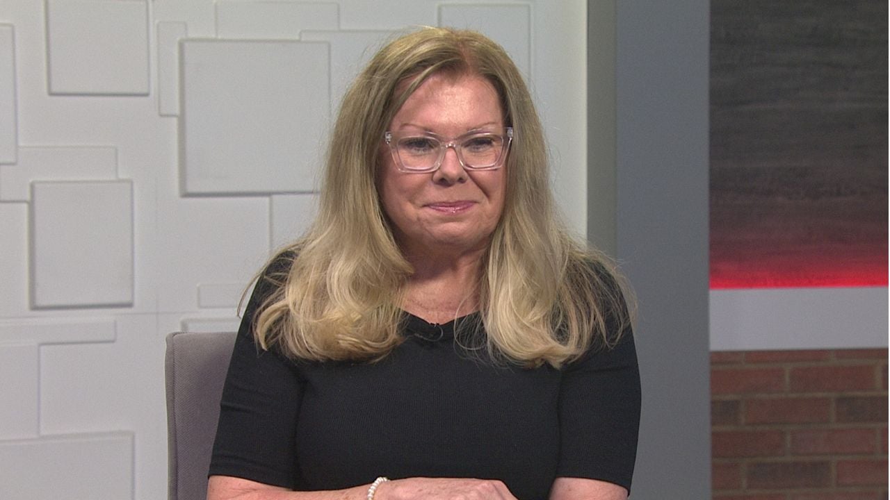 Ted Simons on the set of 