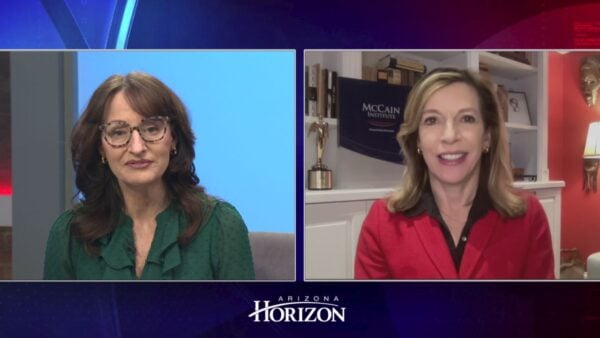 Christina Estes and Evelyn Farkas